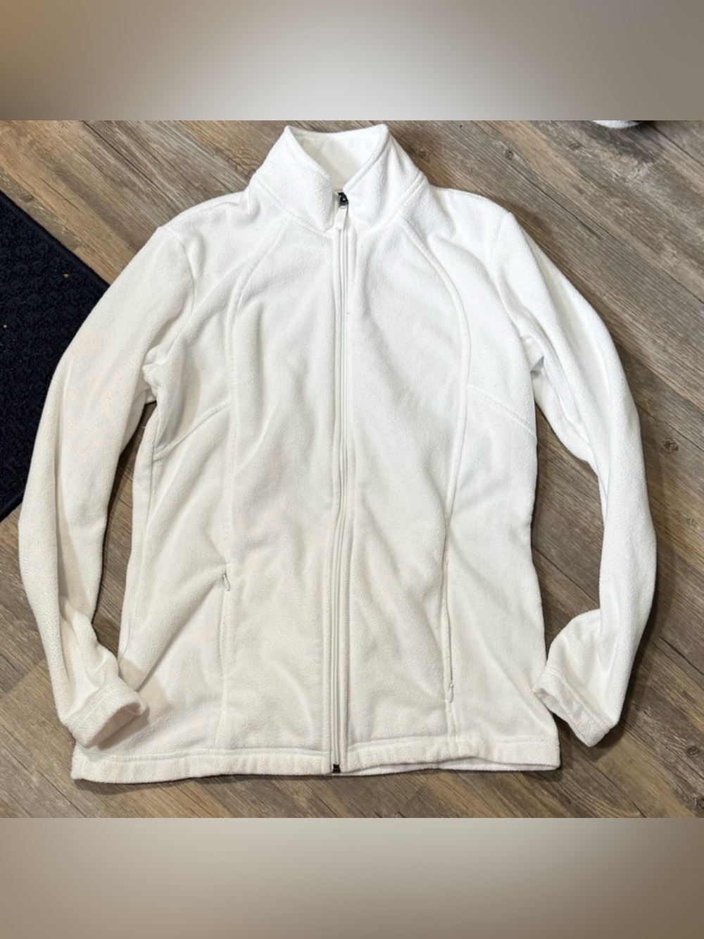 Marks & Spencer lightweight fleece top in colour Winter White